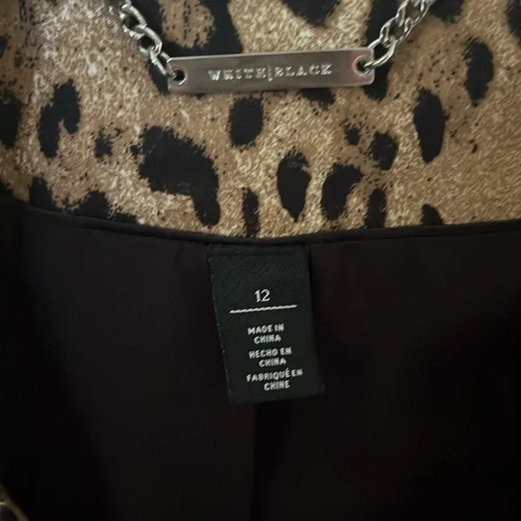 WHBM SWING LEOPARD COAT BNWT 12 - Picture 4 of 10
